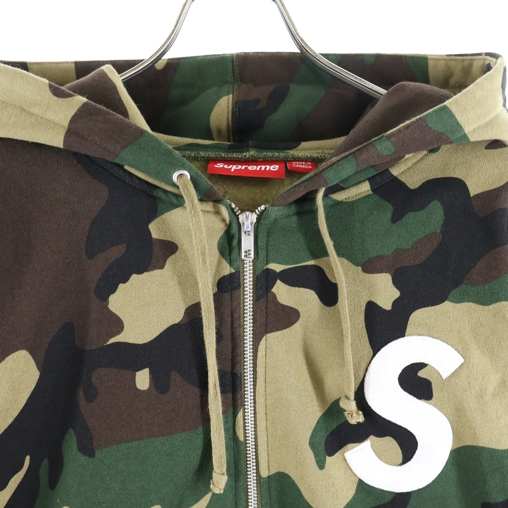 SUPREME(シュプリーム) 25AW S Logo Zip Up Hooded Sweatshirt エスロゴ ジップアップスウェットパーカー フーディー カモ