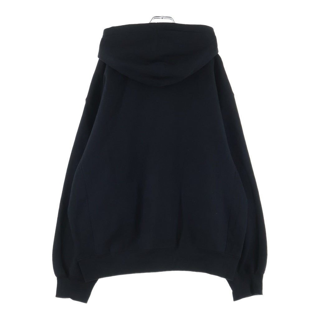 SUPREME(シュプリーム) 24AW Raised Script Hooded Sweatshirt レイズド スクリプト プルオーバー スウェットパーカー フーディー ブラック