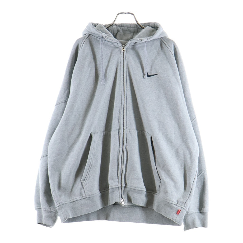 SUPREME(シュプリーム) 25SS x Nike Zip Up Hooded Sweatshirt ナイキ ジップアップ フーデッド スウェットパーカー グレー