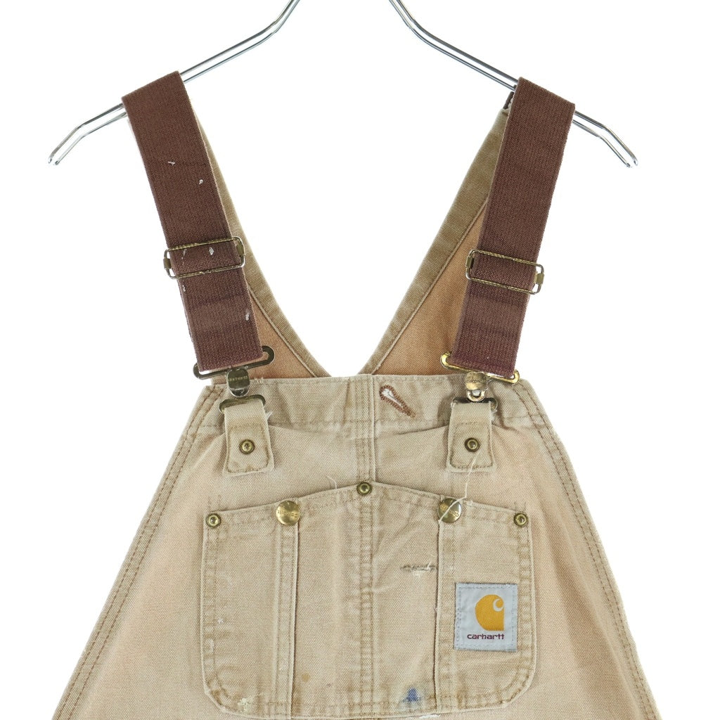 CARHARTT(カーハート) 00s ダブルニー ダック R01 BRN オーバーオール ベージュ