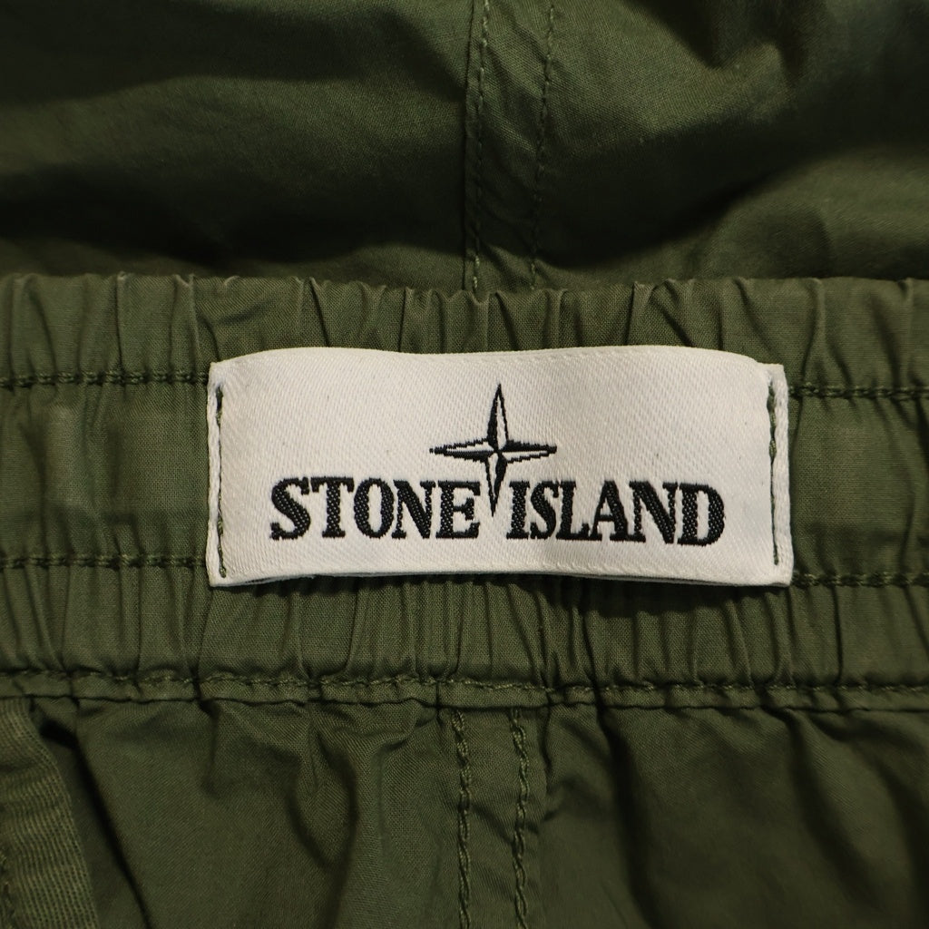 STONE ISLAND(ストーンアイランド) 20SS COTTON POPLIN STREACH CARGO PANTS ジョガーパンツ カーキ 721531403