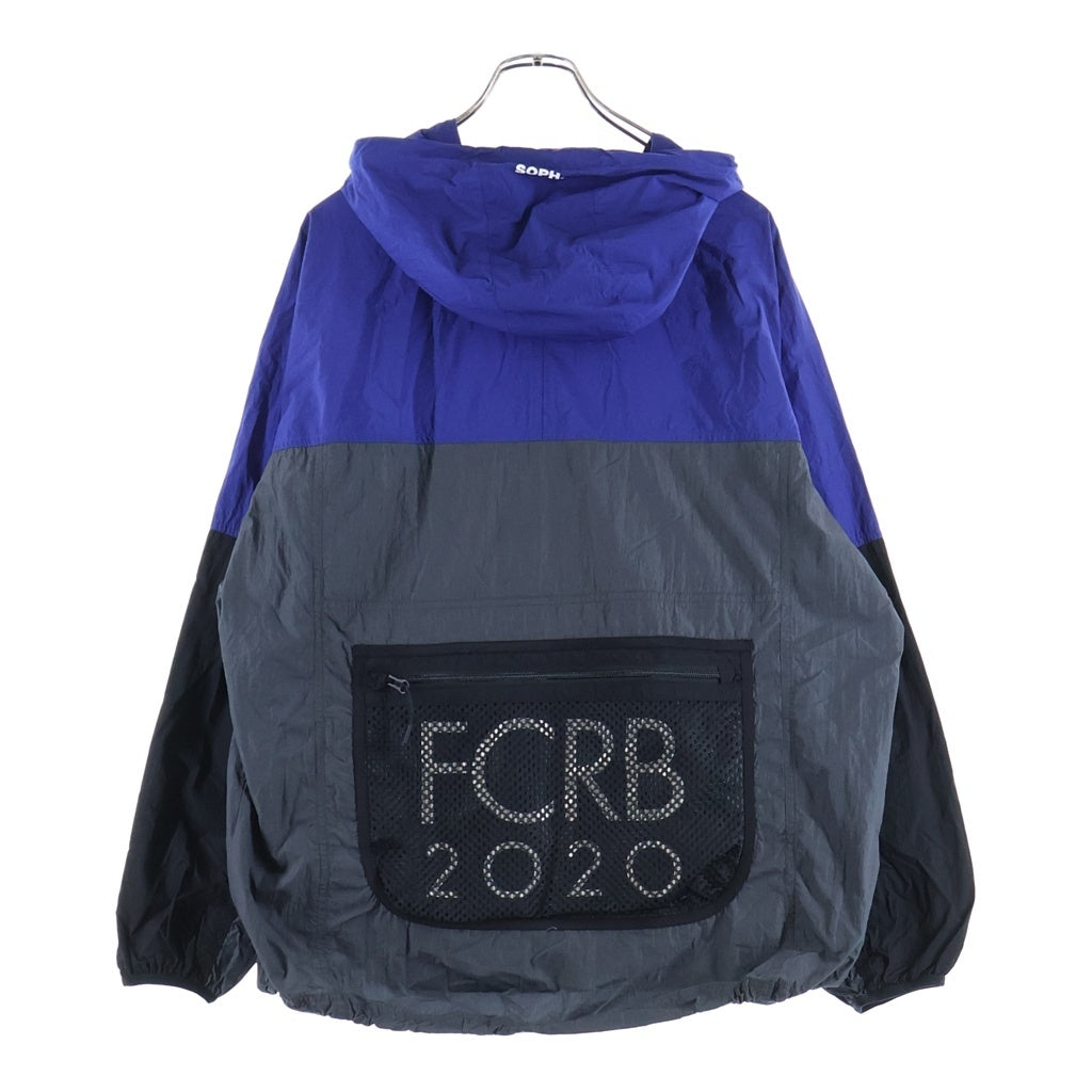F.C.R.B./F.C.Real Bristol/FCRB(エフシーアールビー/エフシーレアルブリストル) 20SS MESH BACK POCKET ANORAK メッシュバックポケットアノラック ナイロンジャケット グレー FCRB-200038