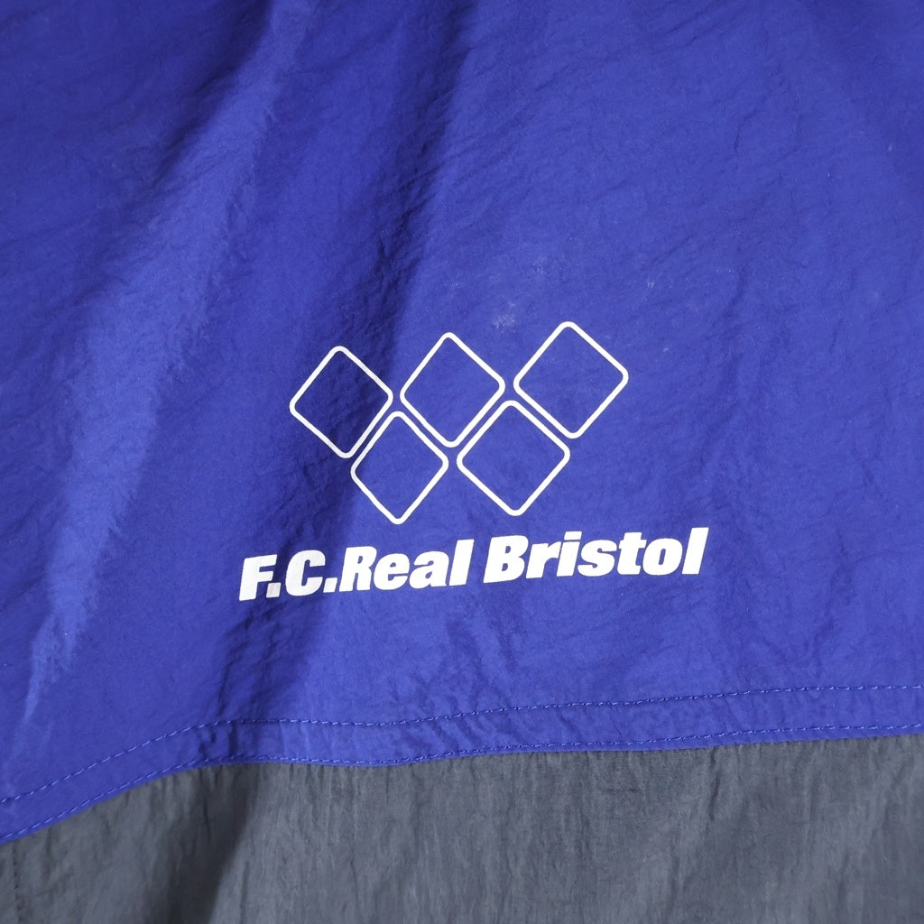 F.C.R.B./F.C.Real Bristol/FCRB(エフシーアールビー/エフシーレアルブリストル) 20SS MESH BACK POCKET ANORAK メッシュバックポケットアノラック ナイロンジャケット グレー FCRB-200038
