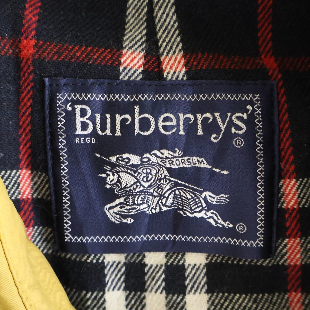 BURBERRYS(バーバリーズ) 90s 裏地ノバチェック ナイロン カバーオール イエロー