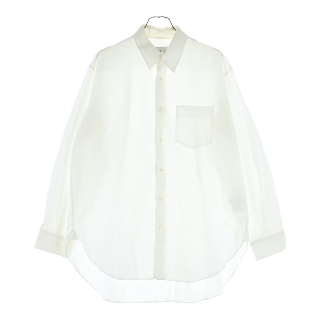 WEWILL(ウィーウィル) Dt shirt ポケット付き 長袖シャツ W-016-5001