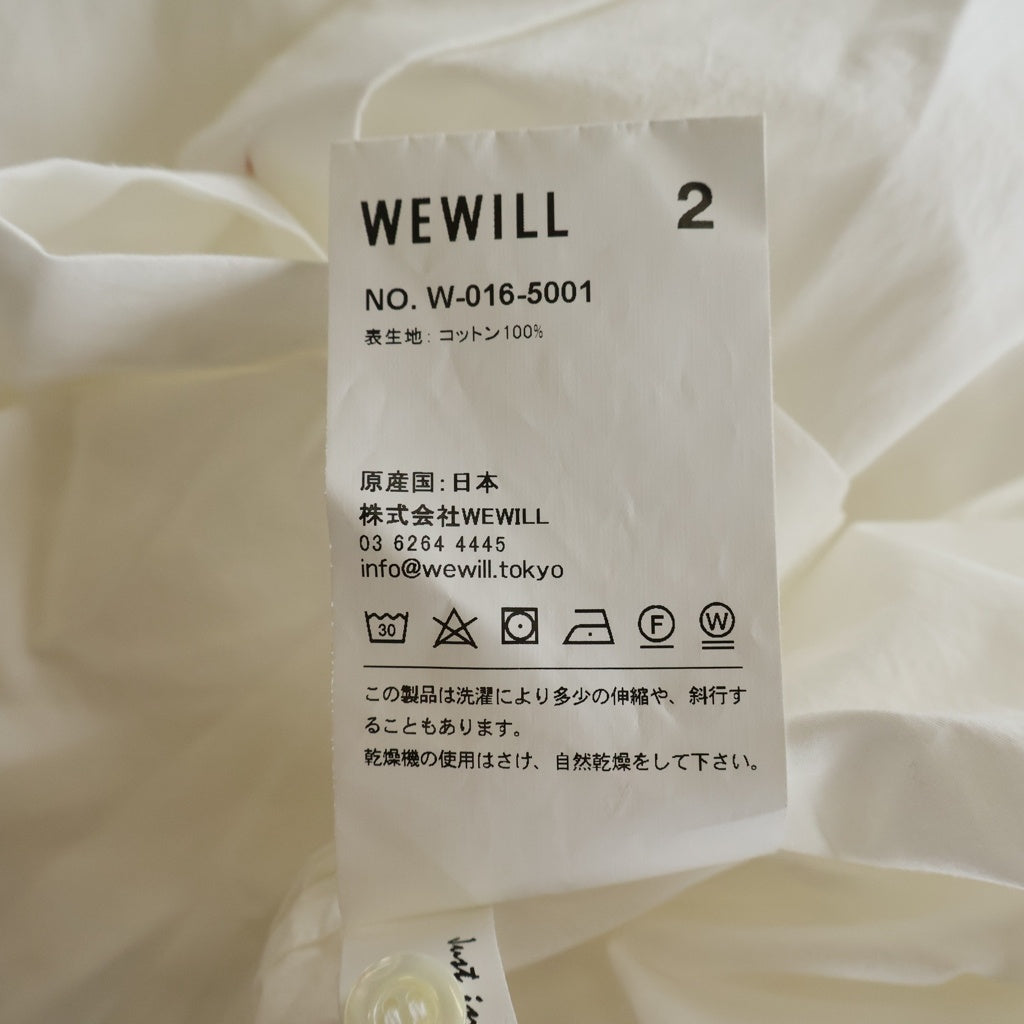 WEWILL(ウィーウィル) Dt shirt ポケット付き 長袖シャツ W-016-5001