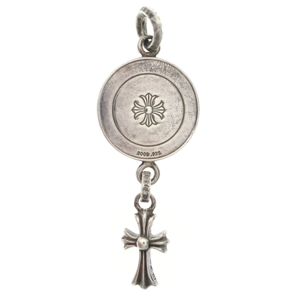 CHROME HEARTS(クロムハーツ) ANGEL MEDAL wCRS BBYFAT エンジェルメダル/ベイビーファットクロス ペンダントトップ シルバー BCA208