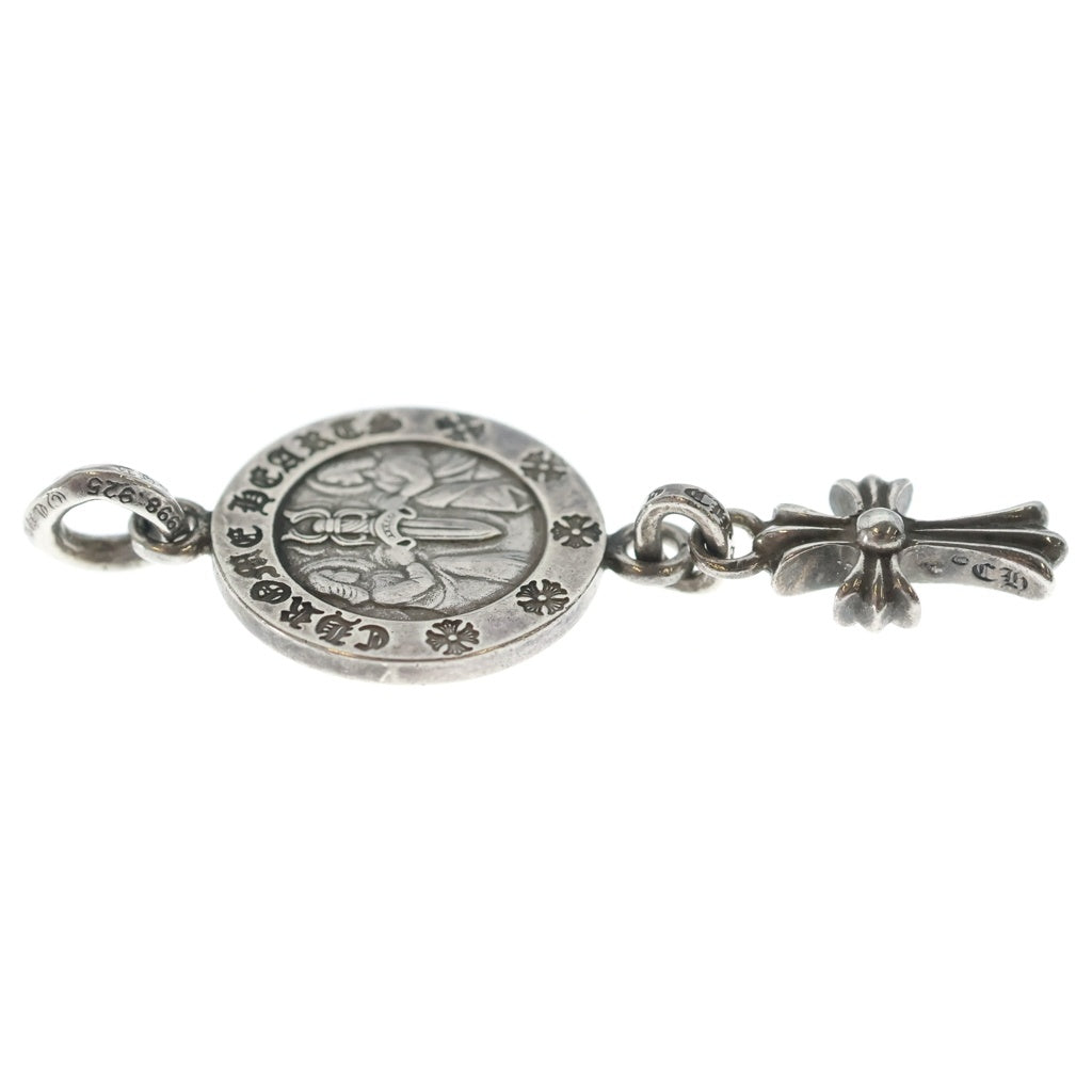 CHROME HEARTS(クロムハーツ) ANGEL MEDAL wCRS BBYFAT エンジェルメダル/ベイビーファットクロス ペンダントトップ シルバー BCA208
