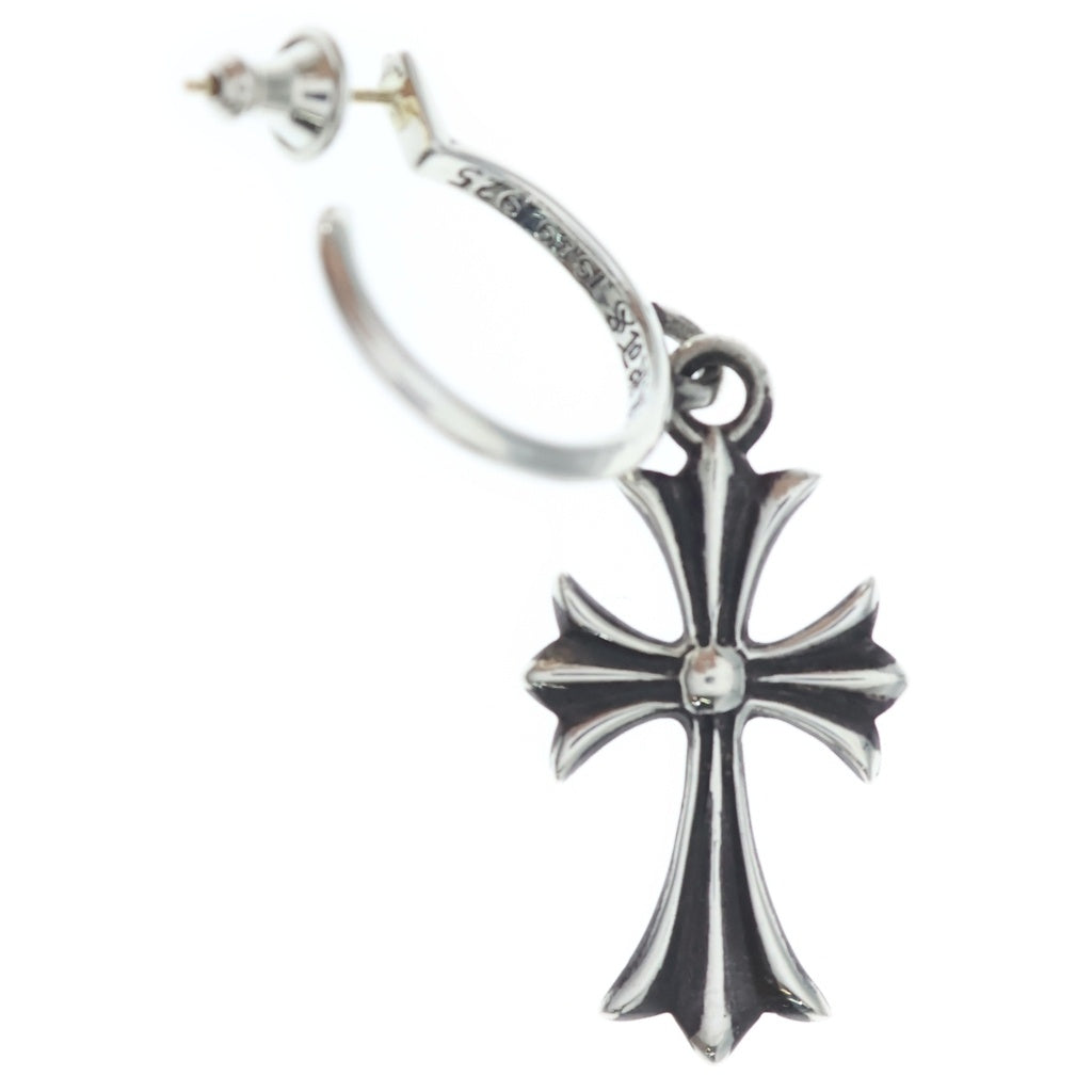 CHROME HEARTS(クロムハーツ) TINY CH CROSS タイニーCHクロス フープピアス シルバー BCA115
