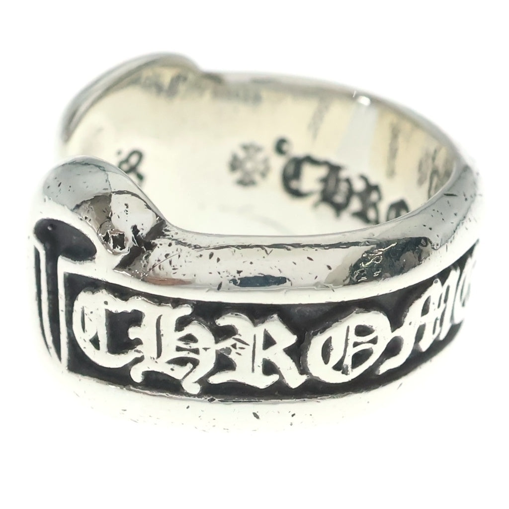 CHROME HEARTS(クロムハーツ) SM SCROLL LABEL スモールスクロールラベル リング シルバー BCA413 レディース