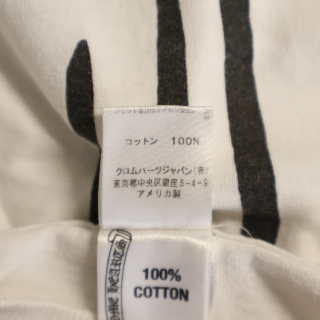 CHROME HEARTS(クロムハーツ) OLD RS3 CROSS L/S TEE オールド ヴァーティカルロゴ アールエススリー 長袖クルーネックカットソー ブラック