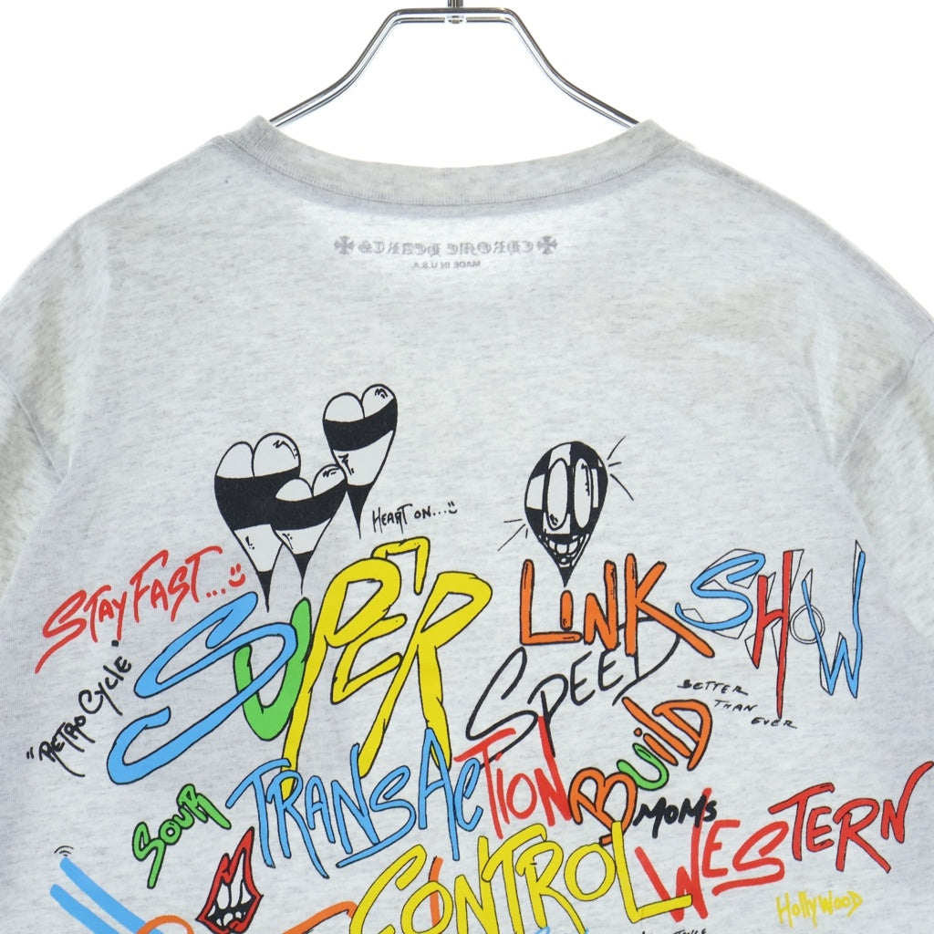 CHROME HEARTS(クロムハーツ) 21SS ×MATTY BOY PPO BRAIN TEE マッティボーイ プロブレイン 半袖Tシャツ カットソー グレー