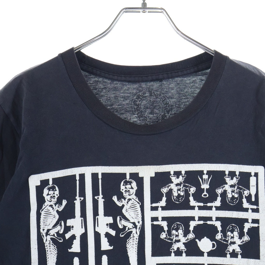CHROME HEARTS(クロムハーツ) FOTI フォティ グラフィックプリント 半袖Tシャツ クルーネックカットソー ブラック