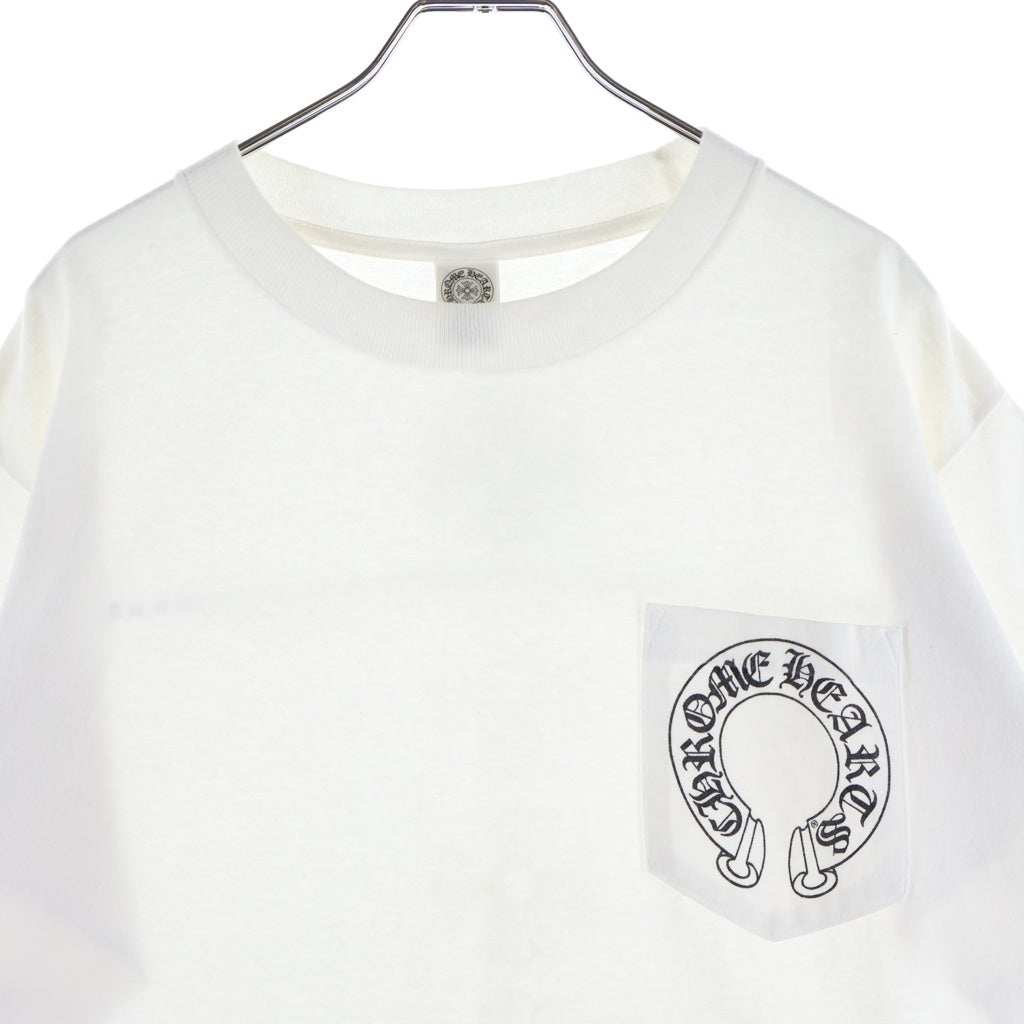 CHROME HEARTS(クロムハーツ) OLD S/S オールド バックCHプラスプリント 半袖Tシャツカットソー ホワイト