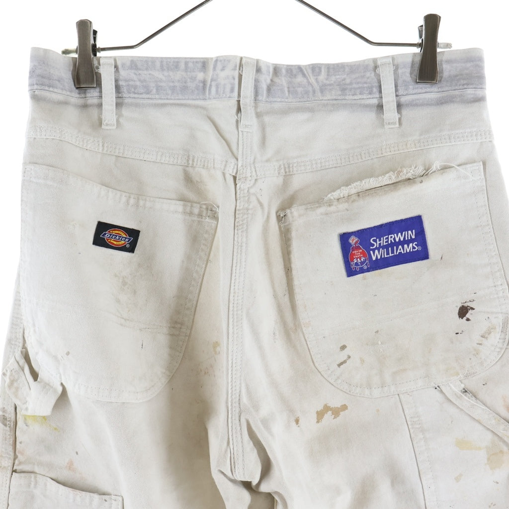 Dickies(ディッキーズ) 00s SHERWIN WILLIAMS ペンキ ペインターパンツ 32×32 ホワイト