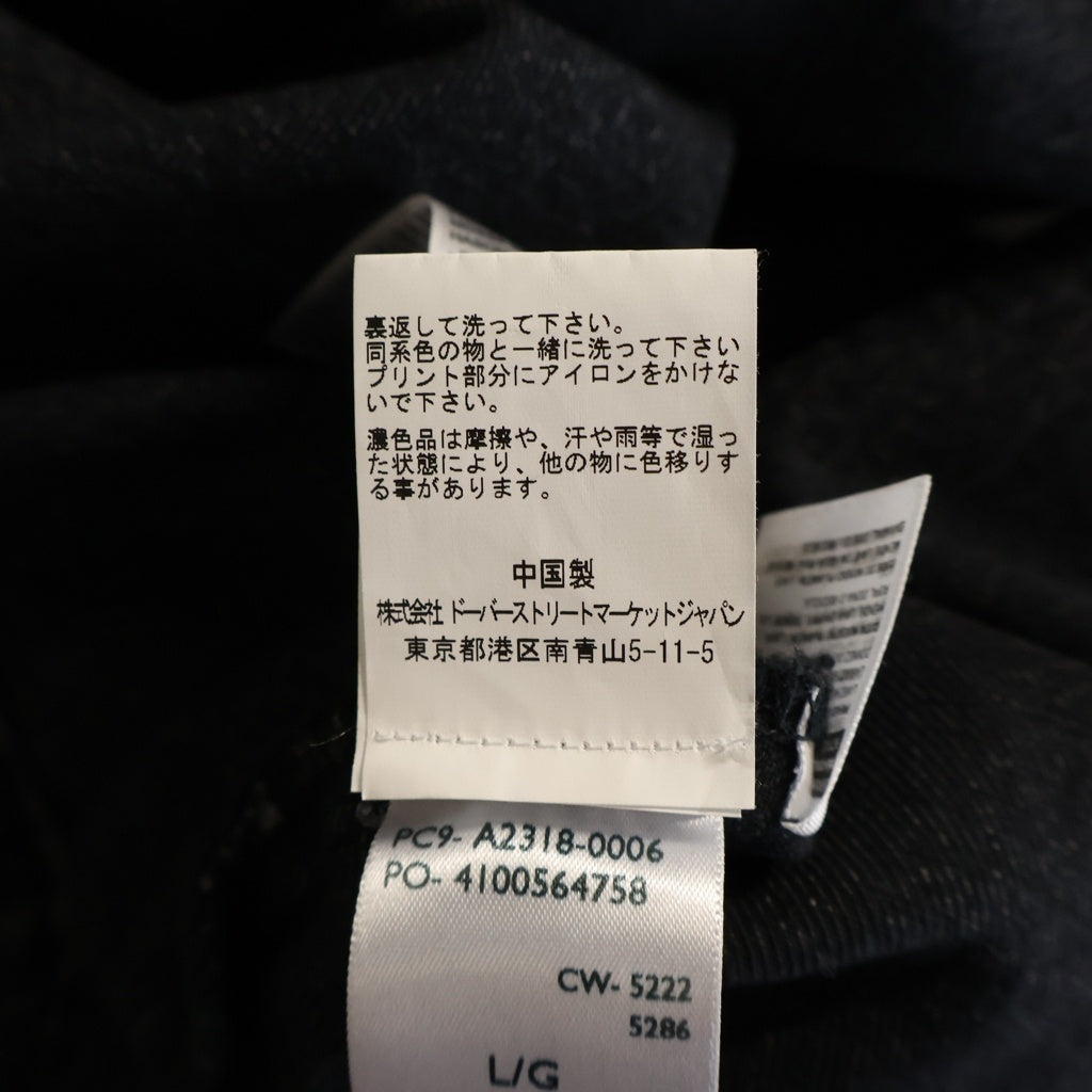 DENIM TEARS(デニムティアーズ) ×LEVI'S TYPE-2 ALL OVER WREATH LIGHT WASH フラワープリントライトウォッシュデニムジャケット PC9-A2318-0003 ブラック PC9-A2318-0006