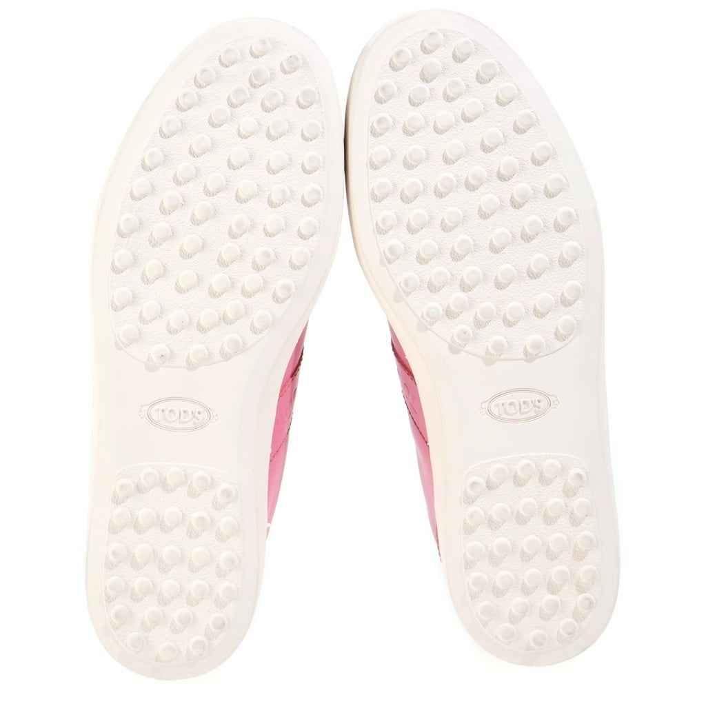 TOD'S(トッズ) SPORT CASSETTA JL POLACCO スポーツカッセットジェーエルポラッコ ローカットスニーカー ピンク XXW0JL0D88Z7Y8M405 レディース