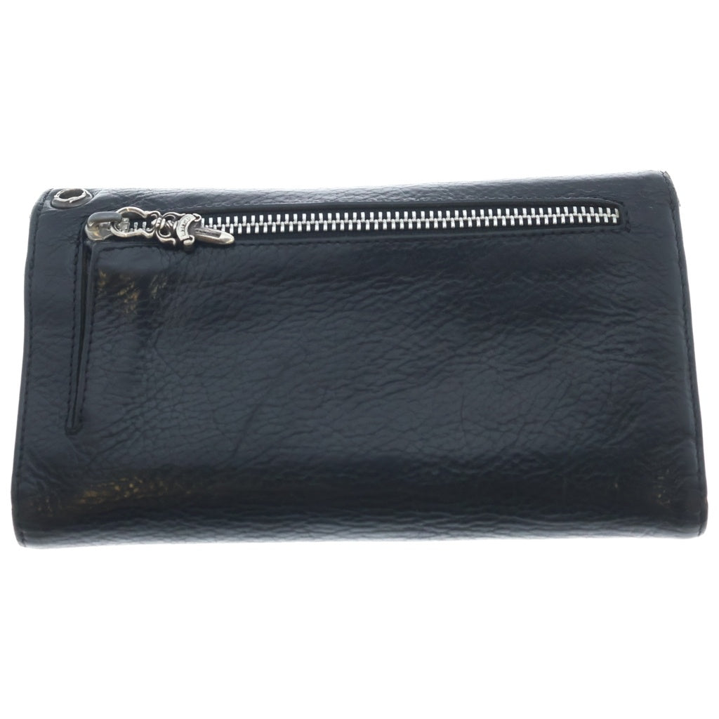 CHROME HEARTS(クロムハーツ) WAVE ウェーブ レザーウォレット 財布 ブラック