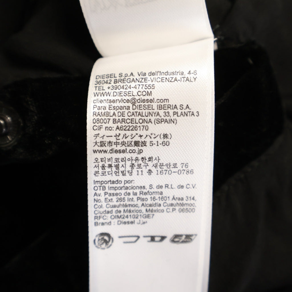 DIESEL(ディーゼル) J-HAY フロントジップアップジャケット ブラック A18462
