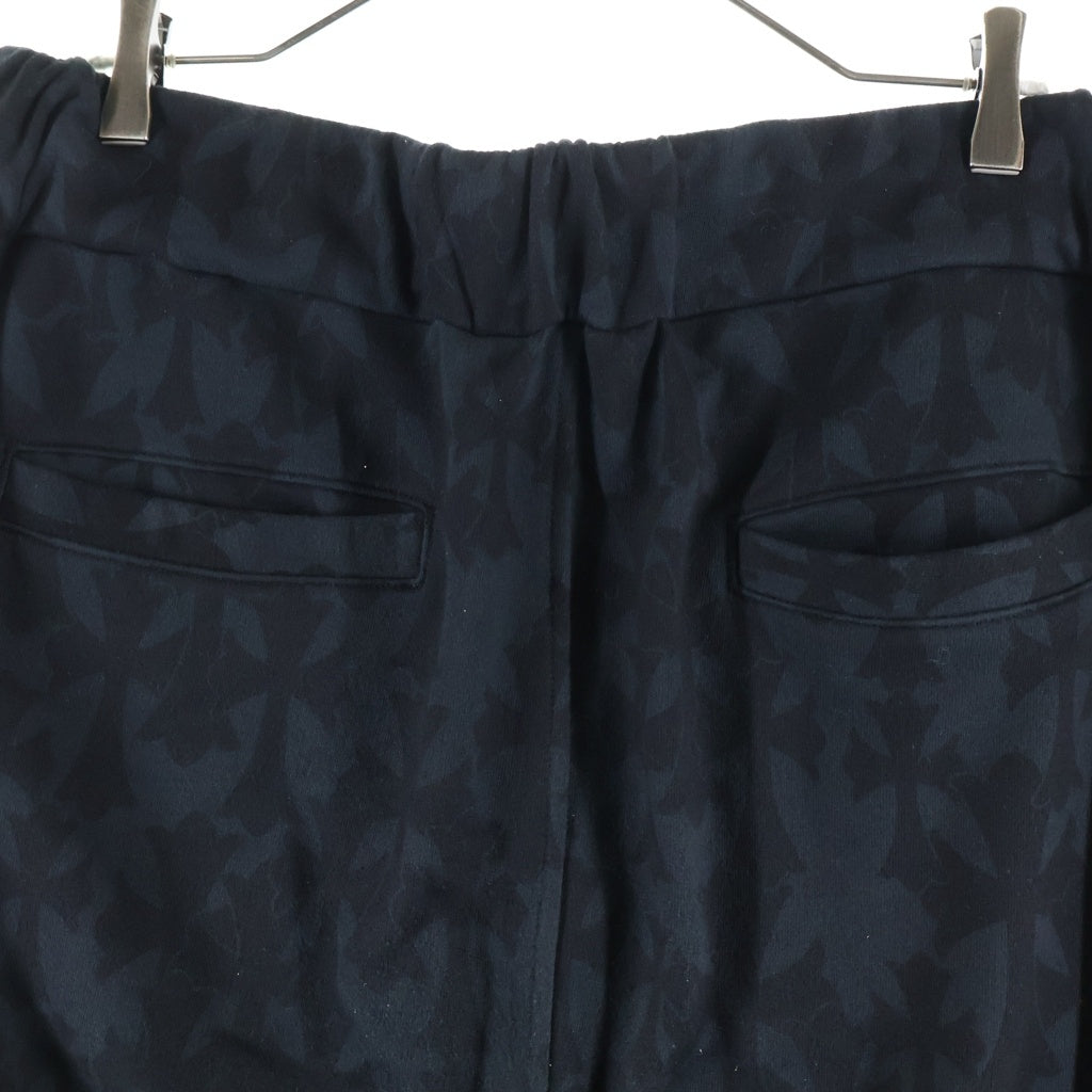 CHROME HEARTS(クロムハーツ) Graveyard Cemetery Cross Sweat Long Pants セメタリークロス スウェットパンツ ブラック
