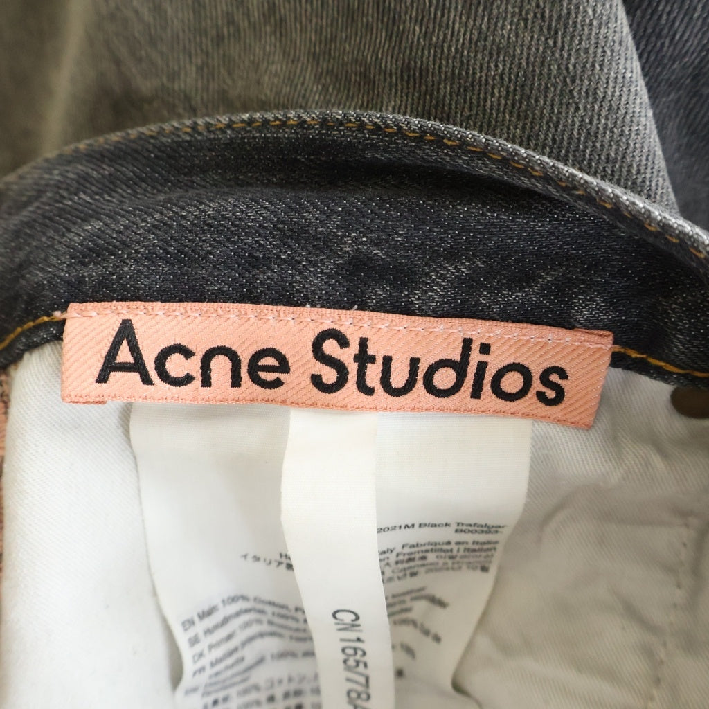 Acne Studios(アクネ ストゥディオズ) 2021M Black Trafalgar ルーズフィットジーンズ ブラック