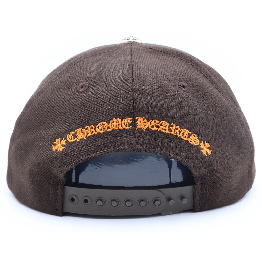 CHROME HEARTS(クロムハーツ) CH HAT CHロゴ刺繍ベースボールキャップ 帽子 ブラウン