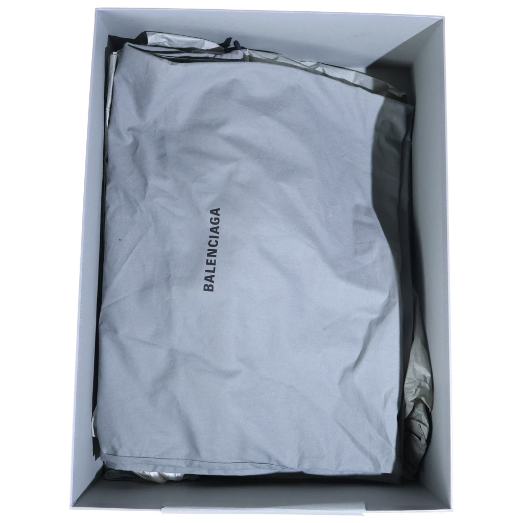 BALENCIAGA(バレンシアガ) Stomper Bootie ストンパー サイドジップ キャンバス レースアップ ロングブーツ ブラック 805889