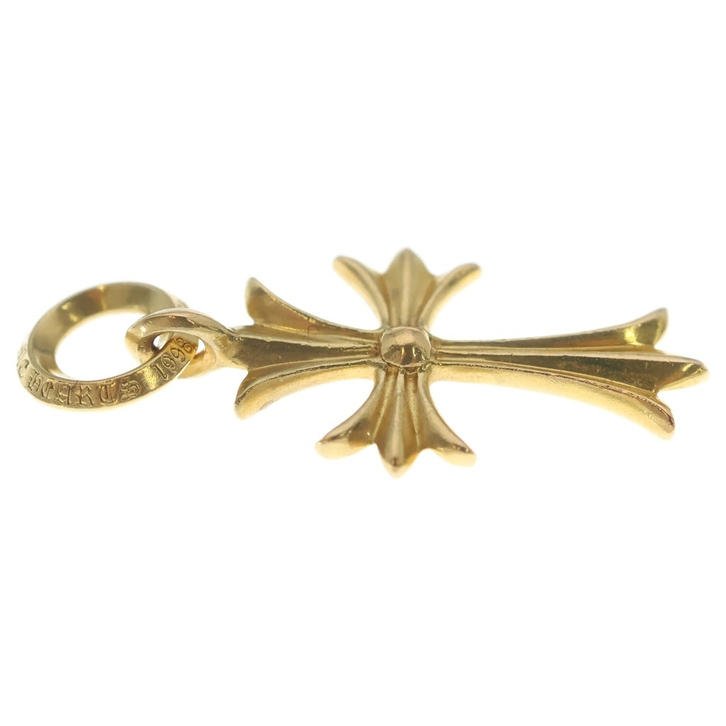 CHROME HEARTS(クロムハーツ) 22K TINY CH CROSS タイニーCHクロス ペンダントトップ ゴールド BCA051