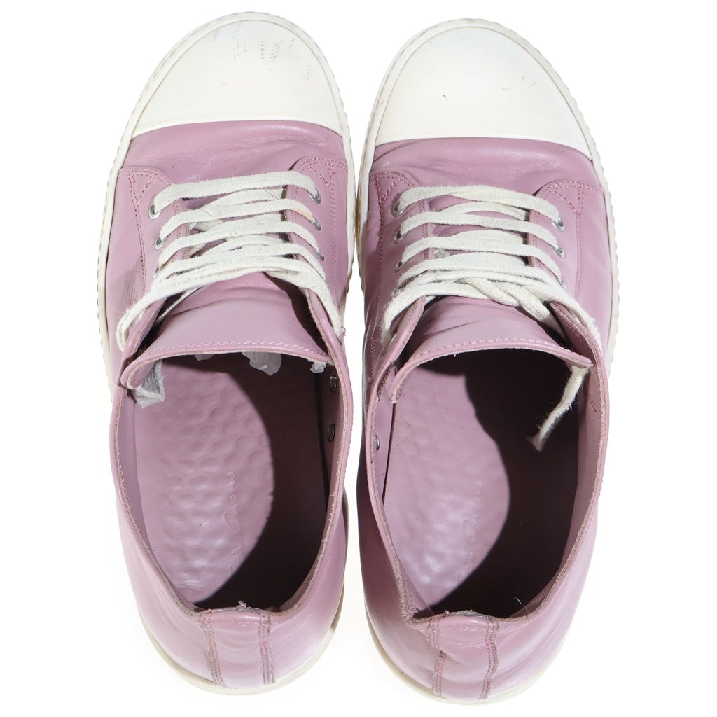 Rick Owens(リックオウエンス) 24SS Lido Low Snesks リドロー スニークス ローカットスニーカー ピンク RU01D3891‐LCO-6311