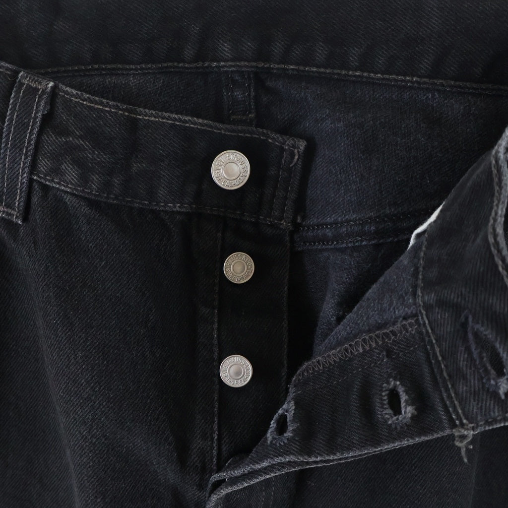 Levi's(リーバイス) 90s USA製 サルファ 後染め ブラックマジック W36 L32 デニム ブラック 501-0660