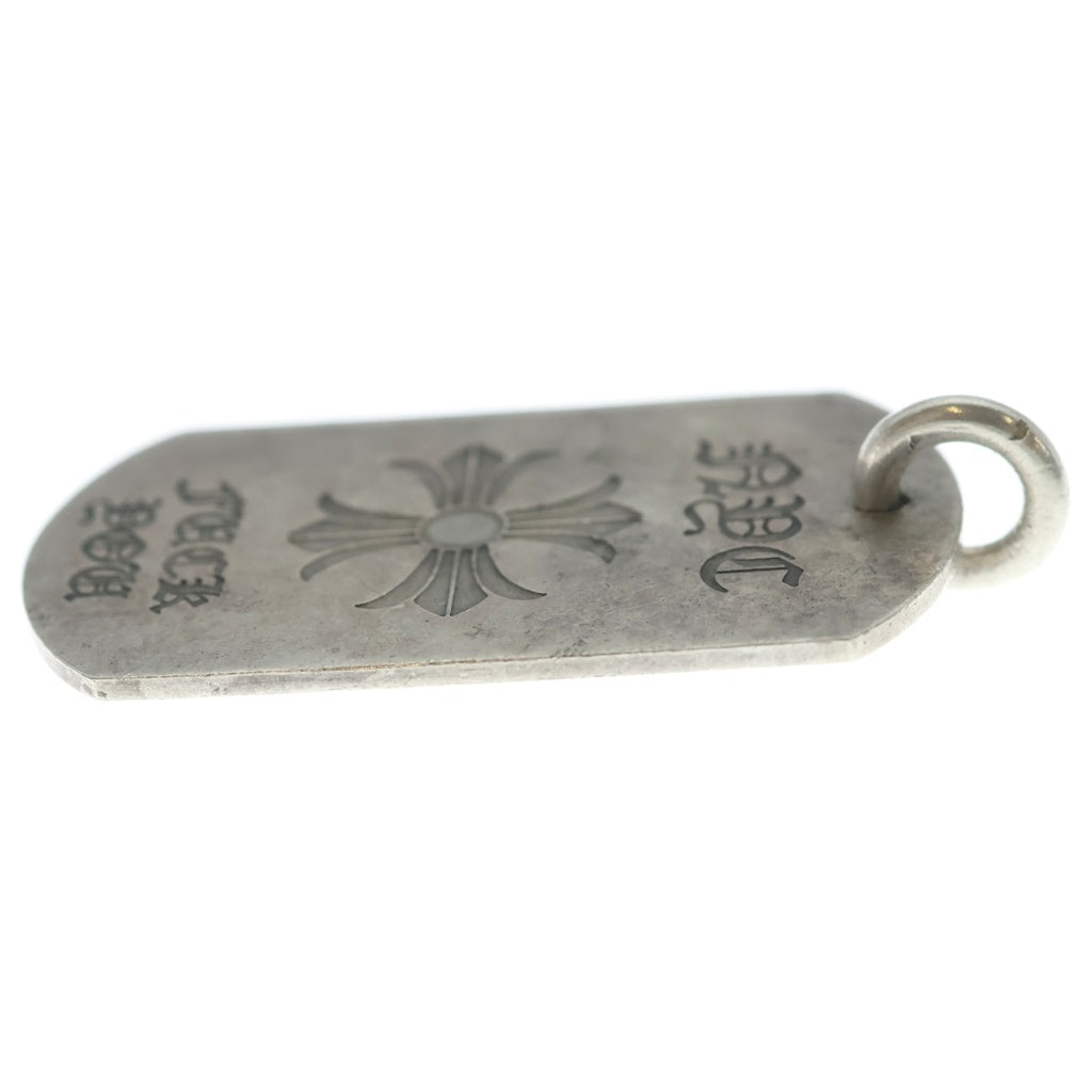 CHROME HEARTS(クロムハーツ) D TAG LRG NYC限定 FUCK YOU CHプラス ドッグタグ ラージ ペンダントトップ シルバー