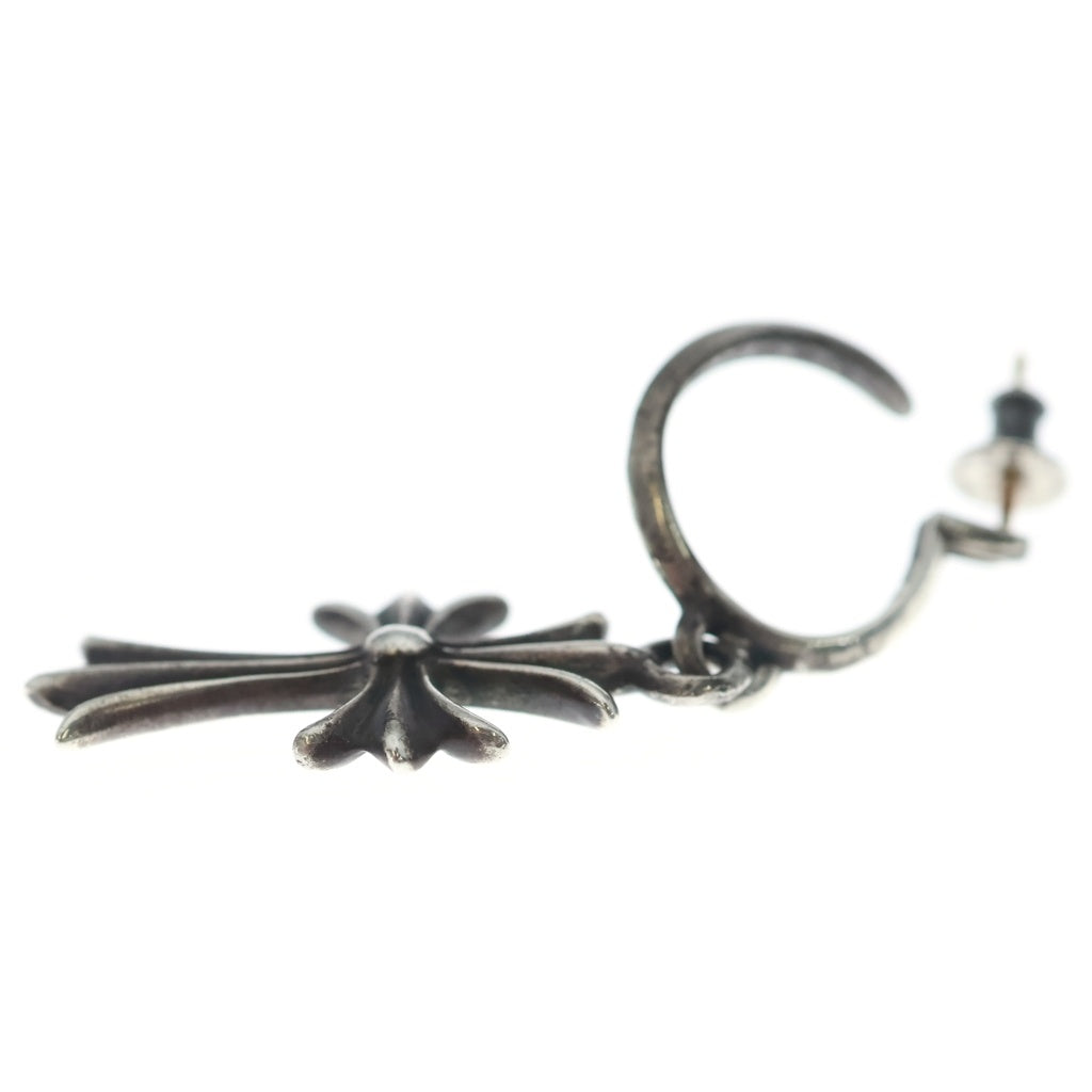 CHROME HEARTS(クロムハーツ) TINY CH CROSS タイニーCHクロス フープピアス シルバー BCA115
