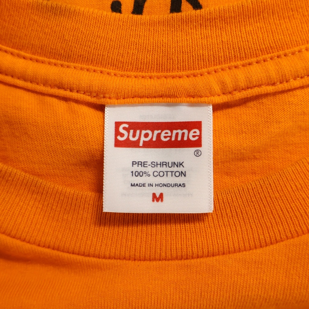 SUPREME(シュプリーム) 25SS Aphex Twin Windowlicker Tee エイフェックス ツイン ウィンドウリッカー クルーネック半袖Tシャツ オレンジ
