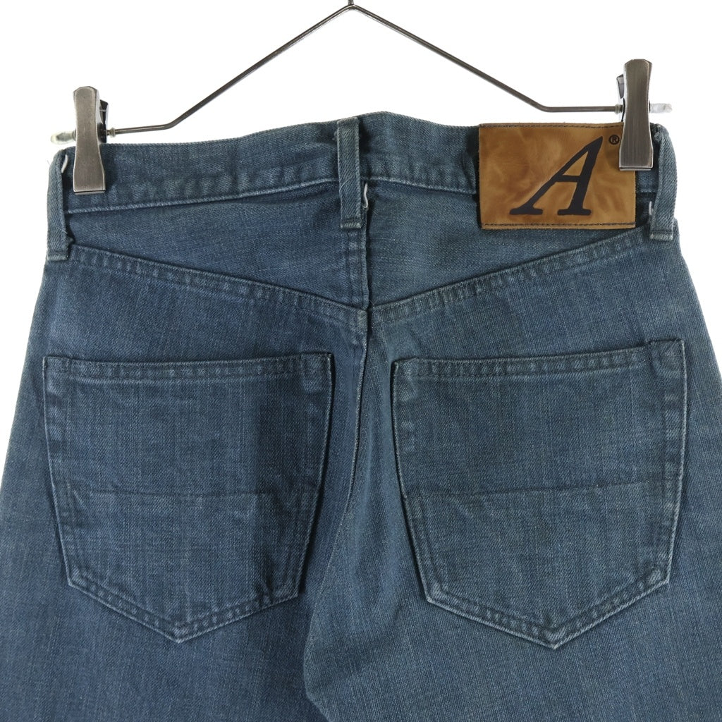 ANATOMICA(アナトミカ) 618 ORIGINAL スリムフィット 藍染 ストレートパンツ W28 L31 ブルー 530-000-03