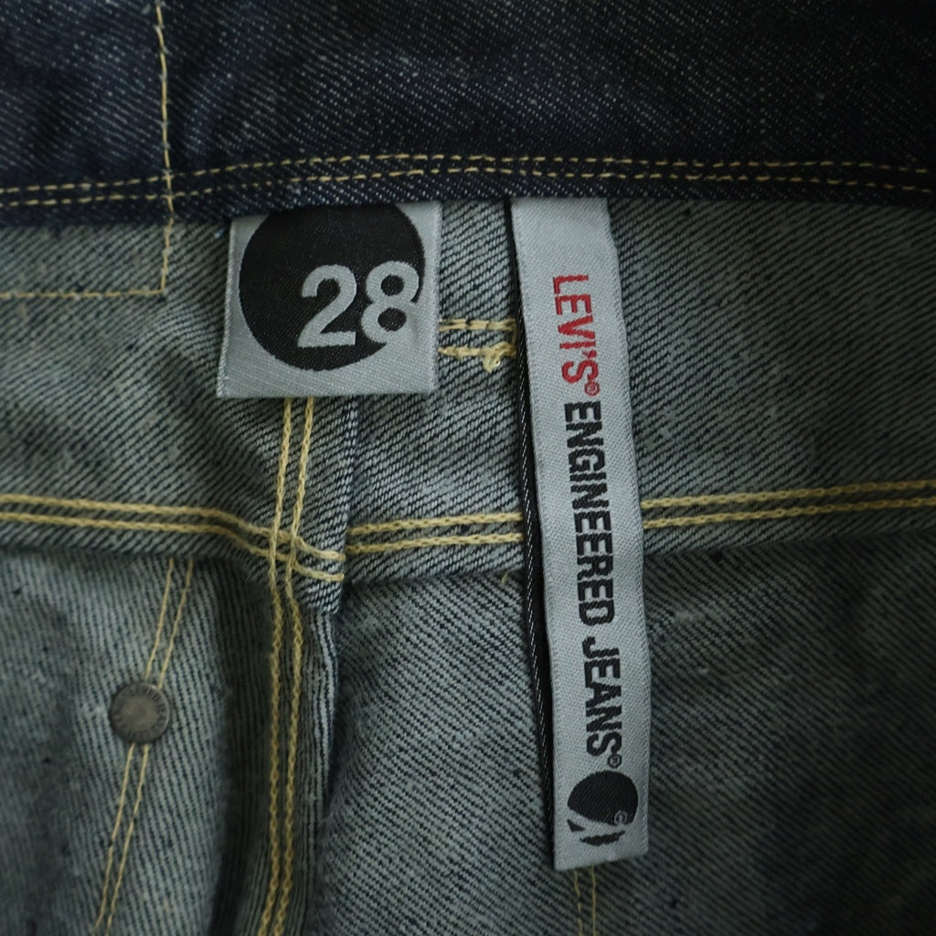 Levi's(リーバイス) 00s ENGINEERED リジット デットストック 立体裁断 ステッチデザイン デニムパンツ インディゴ