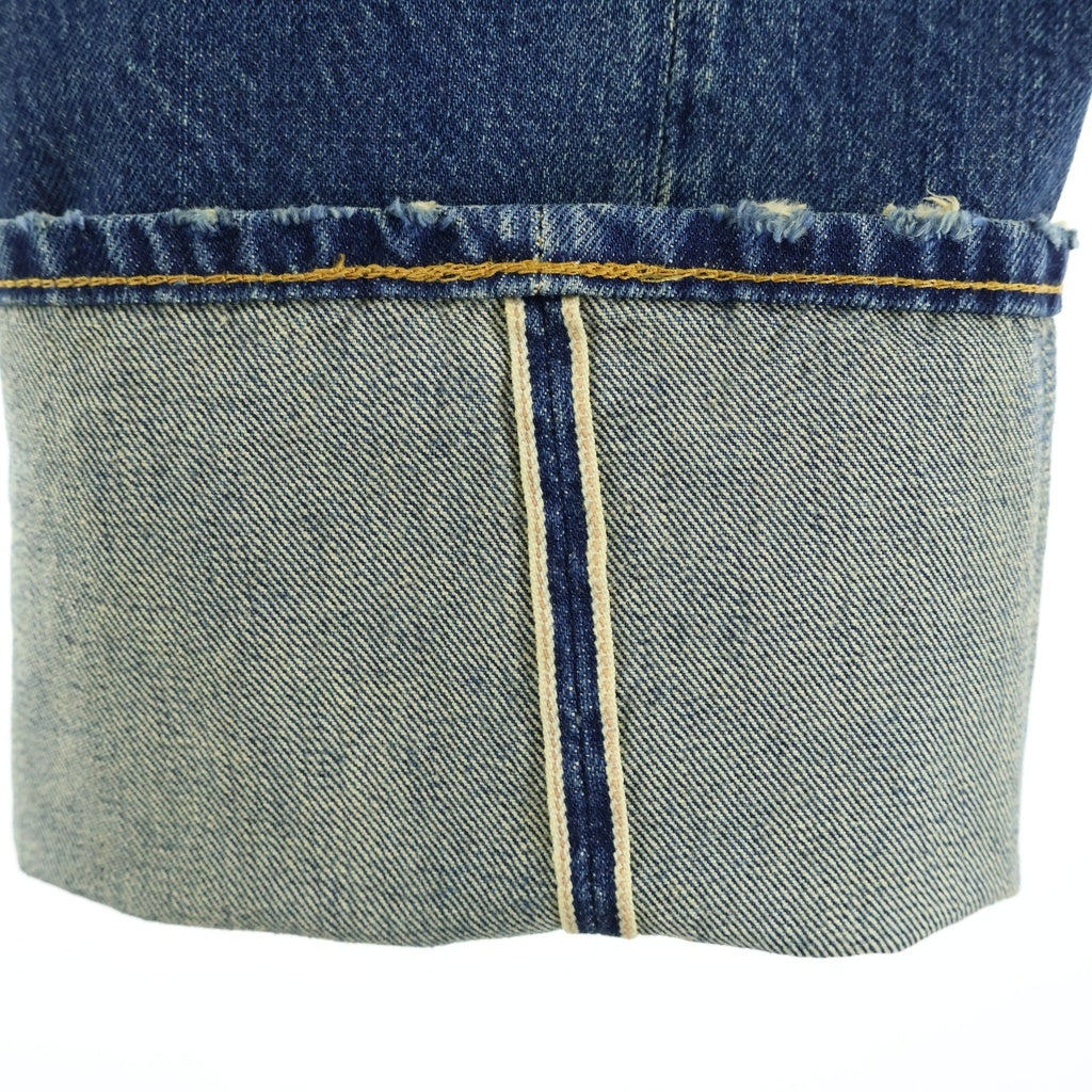 Levi's VINTAGE CLOTHING(リーバイス ビンテージ クロージング) 501XX ウォッシュ ひげダメージ加工 BIGE 隠しリベット 細赤耳 ストレートデニム インディゴ PC9-47501-0137