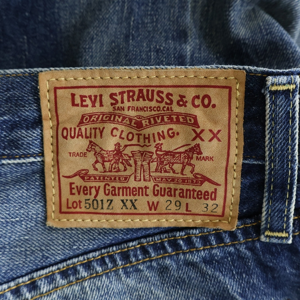 Levi's VINTAGE CLOTHING(リーバイス ビンテージ クロージング) 501ZXX 片面 ひげハチノス加工 赤耳 ストレートデニム W29 L32 インディゴ PC9-50154-0035