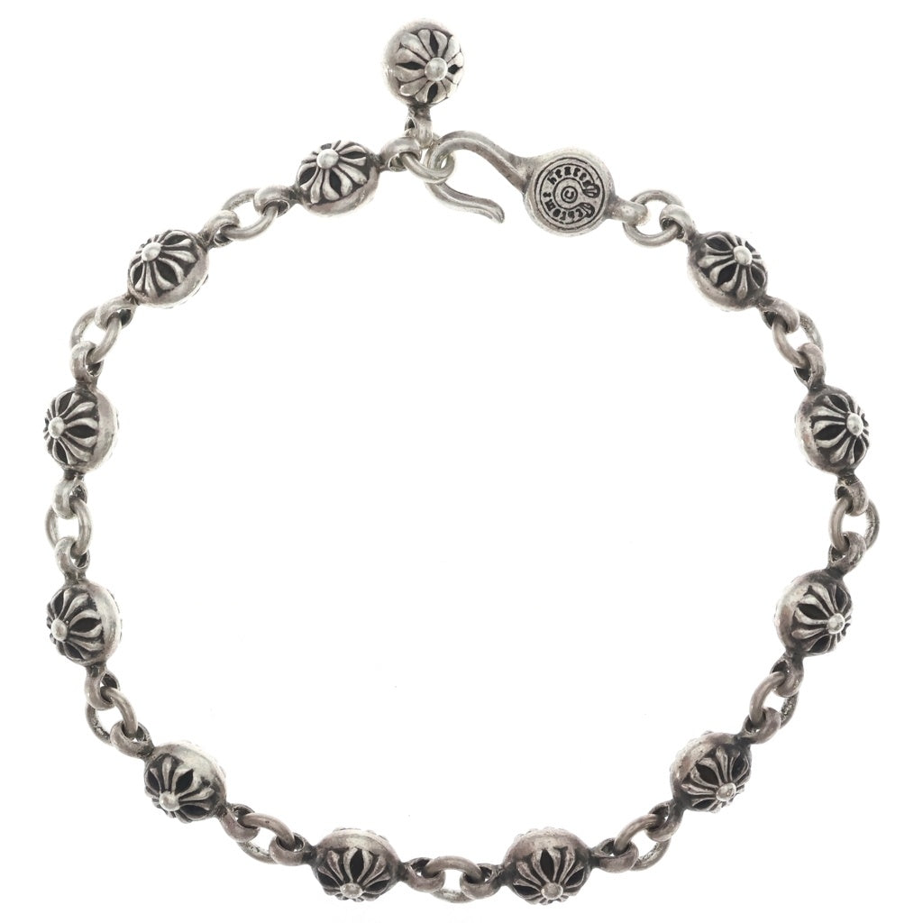 CHROME HEARTS(クロムハーツ) NO1 BALL #1クロスボールブレスレット シルバー BCA172
