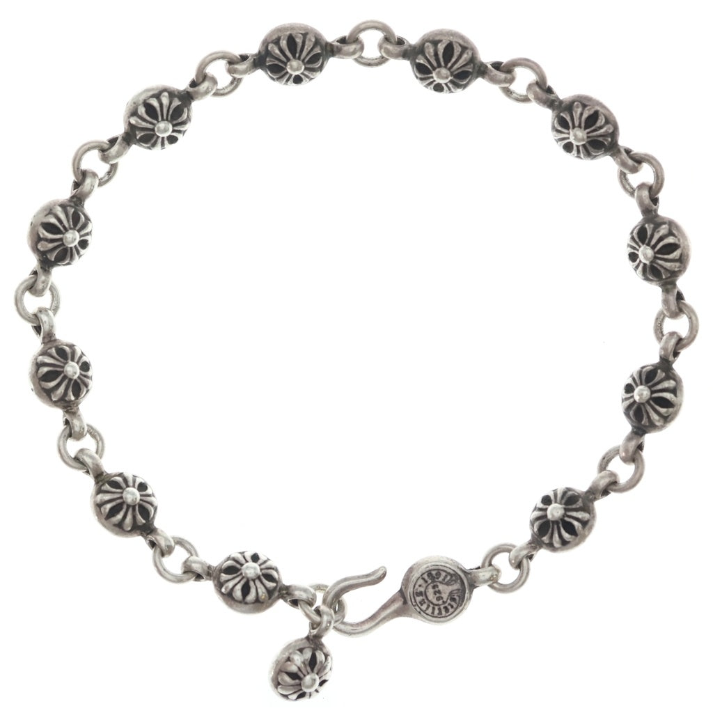CHROME HEARTS(クロムハーツ) NO1 BALL #1クロスボールブレスレット シルバー BCA172