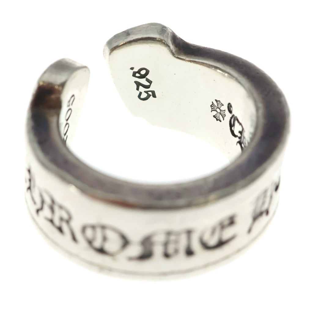 CHROME HEARTS(クロムハーツ) LG SCROLL LABEL ラージスクロールラベル リング シルバー レディース