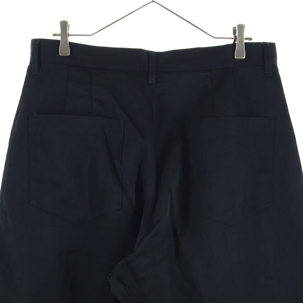 F/CE.(エフシー イー) AIR BALLOON TROUSER トロピカルストレッチ ツータック ナイロン スラックス ブラック FST03261Y0010
