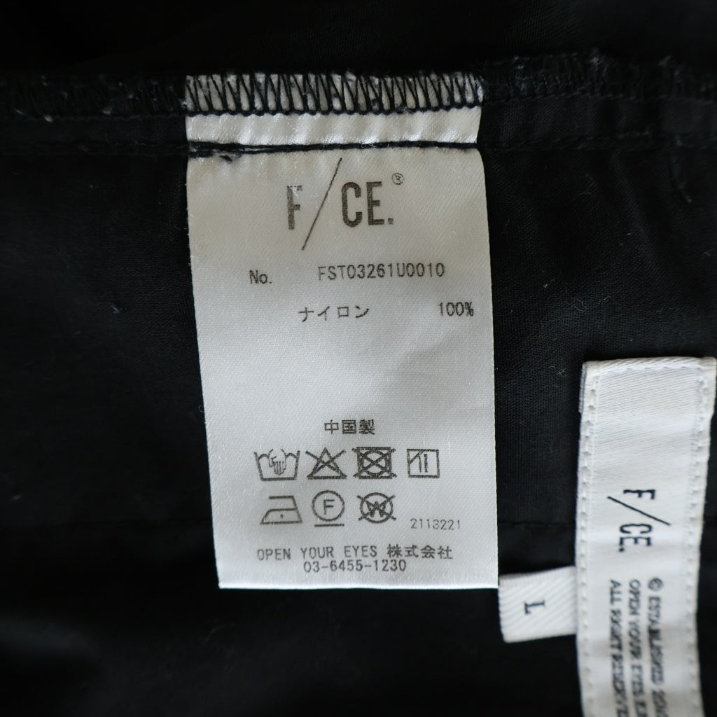 F/CE.(エフシー イー) AIR BALLOON TROUSER トロピカルストレッチ ツータック ナイロン スラックス ブラック FST03261Y0010