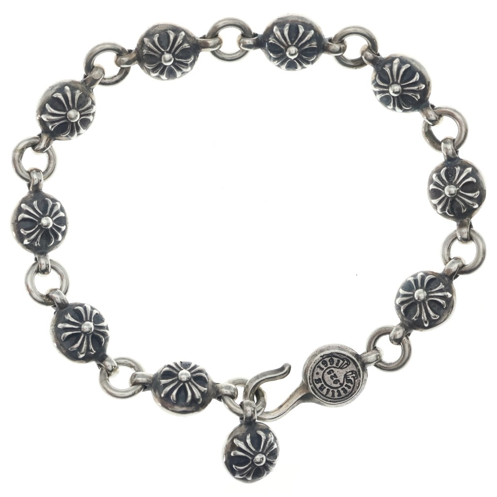 CHROME HEARTS(クロムハーツ) NO2 BALL #2クロスボールブレスレット シルバー BCA176