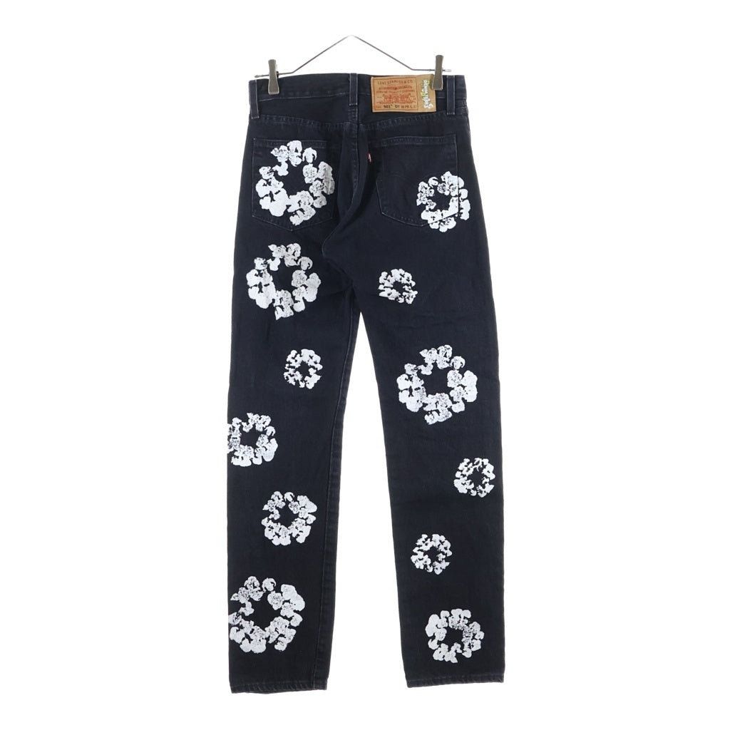 DENIM TEARS(デニムティアーズ) ×Levi's The Cotton Wreath Jean デニムパンツ W29 L32 ブラック PC9-A1592-0003