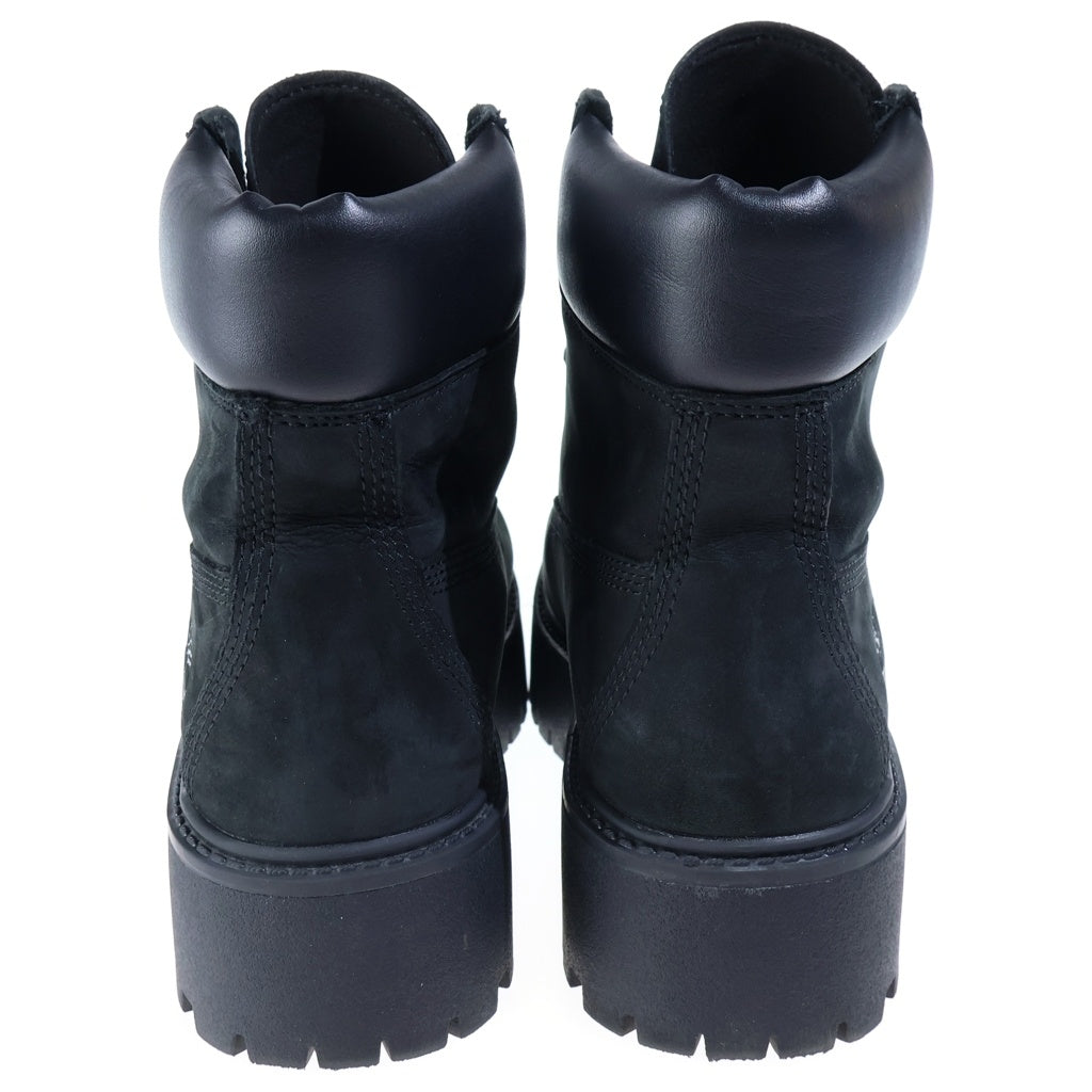 Timberland(ティンバーランド) WMNS Stone Street 6 Inch Waterproof Boot ストーンストリート ウォータープルーフ 厚底 ブーツ スウェード 25cm/US8W ブラック 500743-06-25 レディース