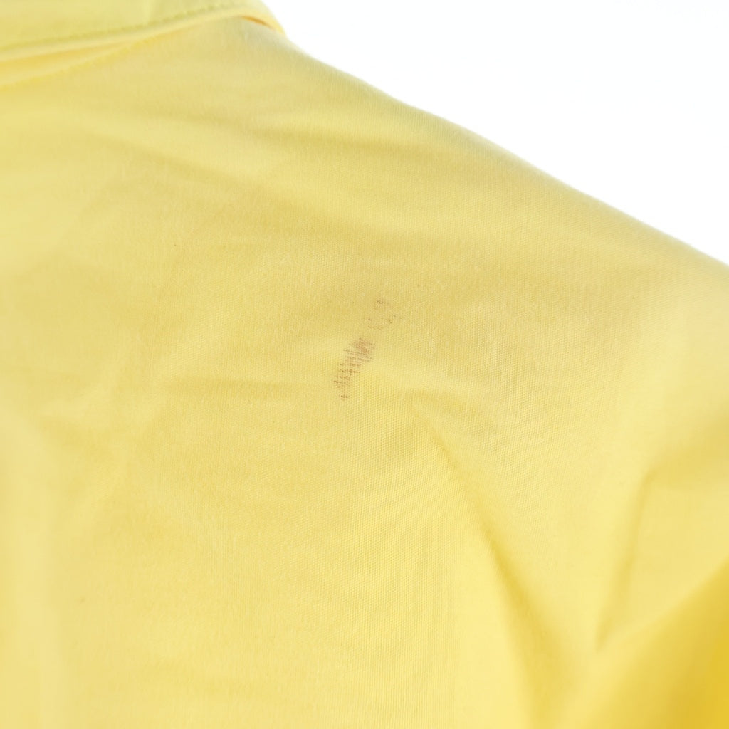 POLO RALPH LAUREN(ポロラルフローレン) 90s ウエスタンヨーク ダブルフラップ スナップ コットン 長袖シャツ イエロー