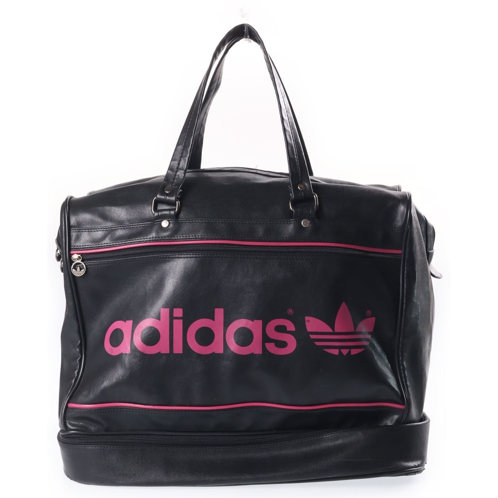 adidas(アディダス) 80s VINTAGE 西ドイツ製 レザー ボストンバック ブラック 42013