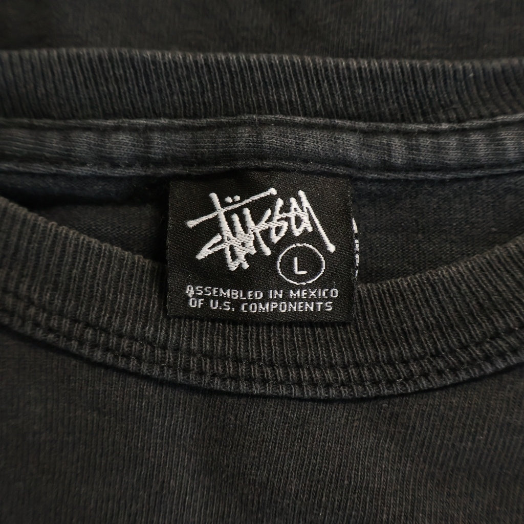 STUSSY(ステューシー) 00s-10s AUTHENTIC OUTER GEAR LOGO ロングスリーブカットソー ブラック