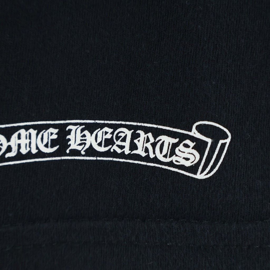 CHROME HEARTS(クロムハーツ) ARCH LOGO USA バックアーチロゴ プリントロングスリーブTシャツ 長袖カットソー ブラック