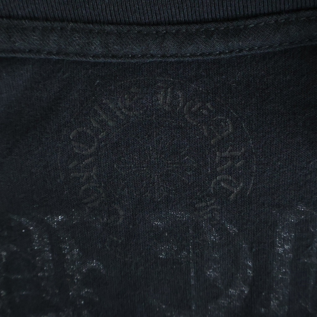 CHROME HEARTS(クロムハーツ) ARCH LOGO USA バックアーチロゴ プリントロングスリーブTシャツ 長袖カットソー ブラック